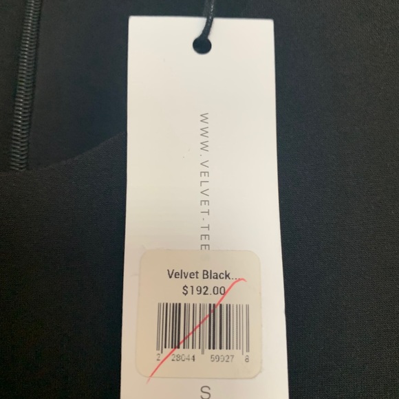 Velvet Graham & Spencer black neck strap dress S - Picture 8 of 10